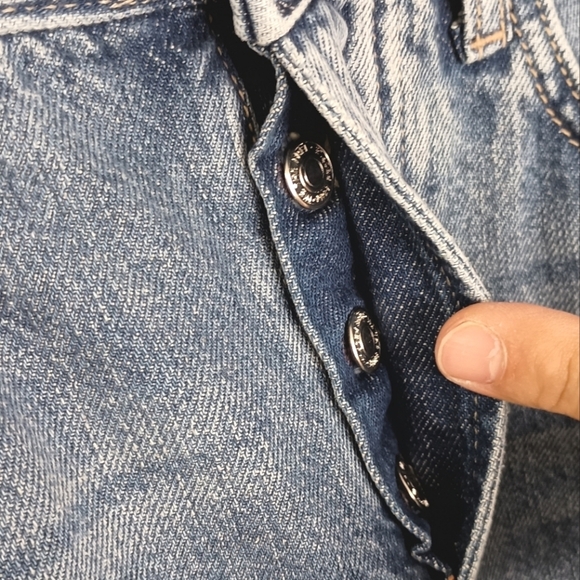 NWT Free People We The Free Ripple Wide-Leg Pieced Cropped Jeans Size 25 Tall - Picture 5 of 16